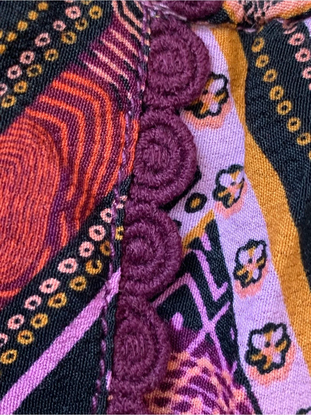 ANTHROPOLOGIE Pink Purple Coral Gold Black Burgundy Pull On Wide Leg Pants
